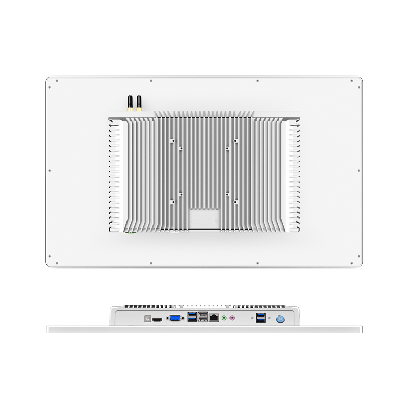 G3工控一體機(jī)銀色背面+底部接口