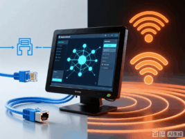 智能制造進化論:工業觸摸一體機如何平衡有線與無線?