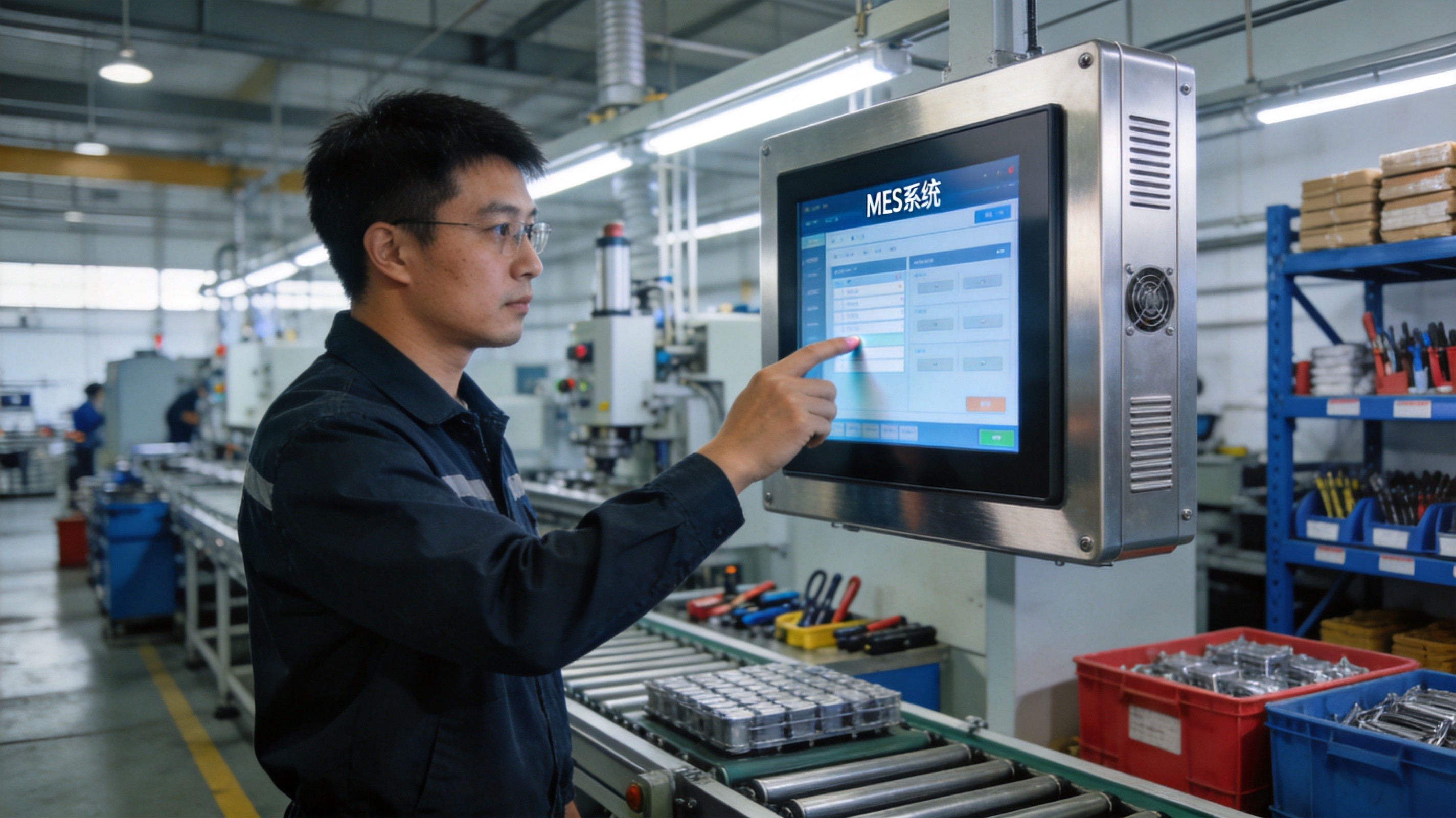 现代化智能工厂车间