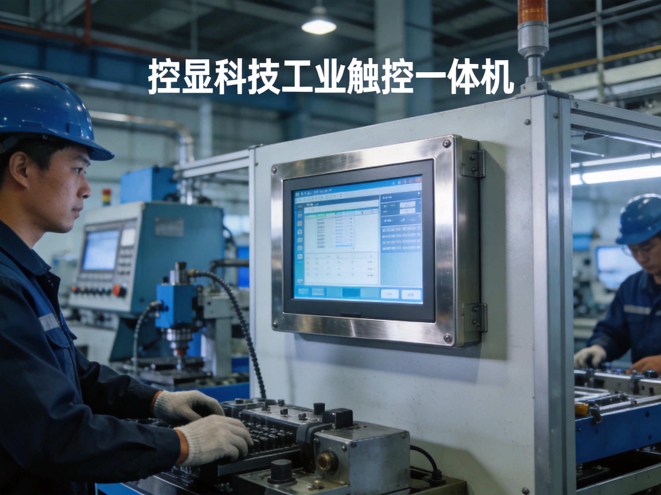 3859-壁挂安装工厂车间工位场景