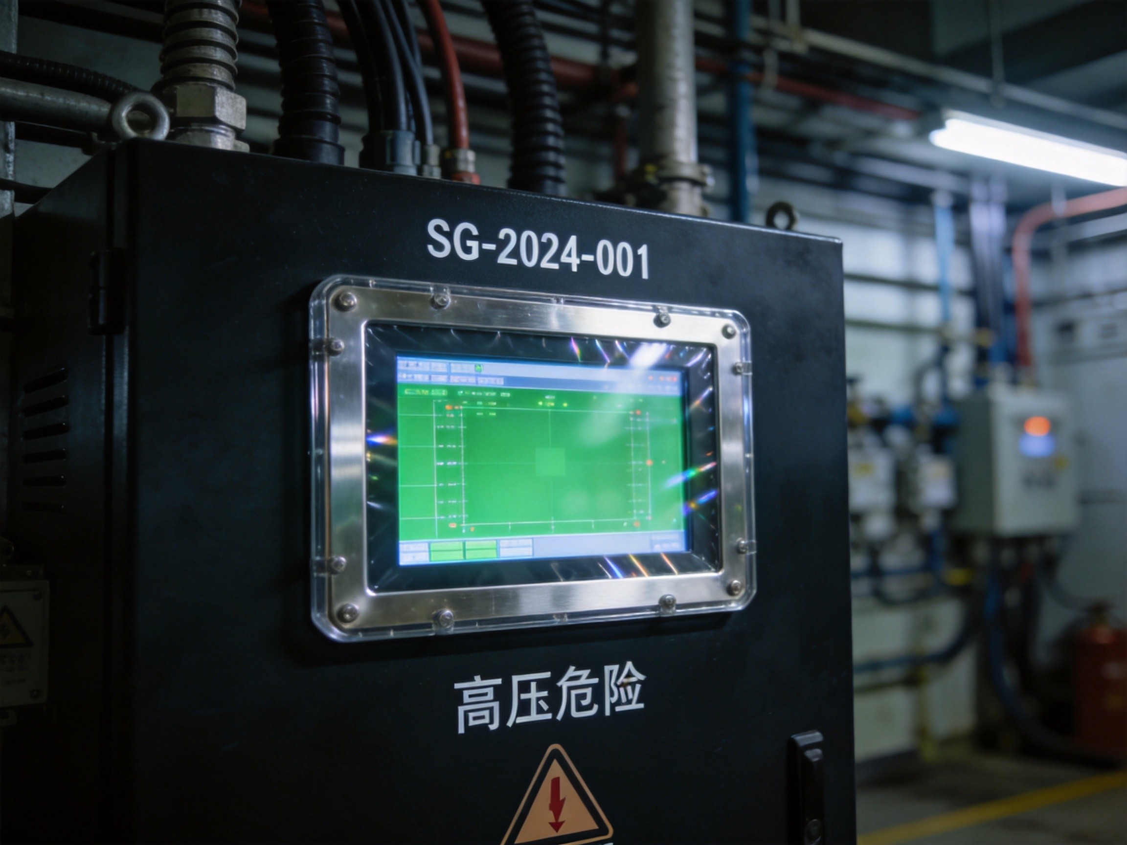 工业级触控显示屏机柜集成应用