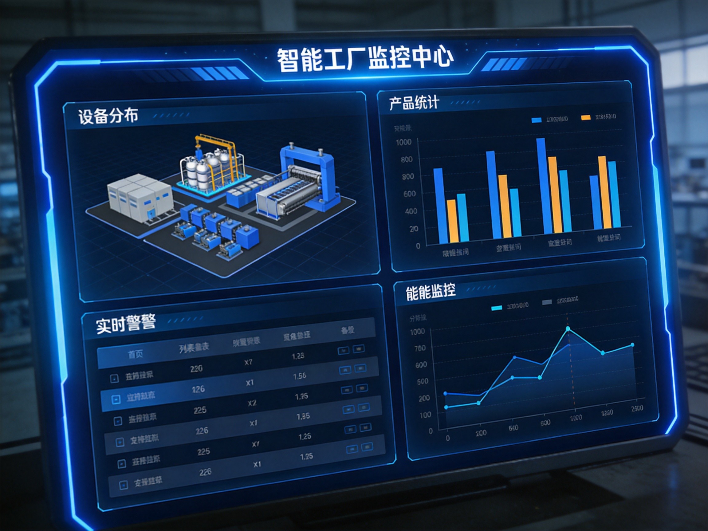 工业AI可视化大屏