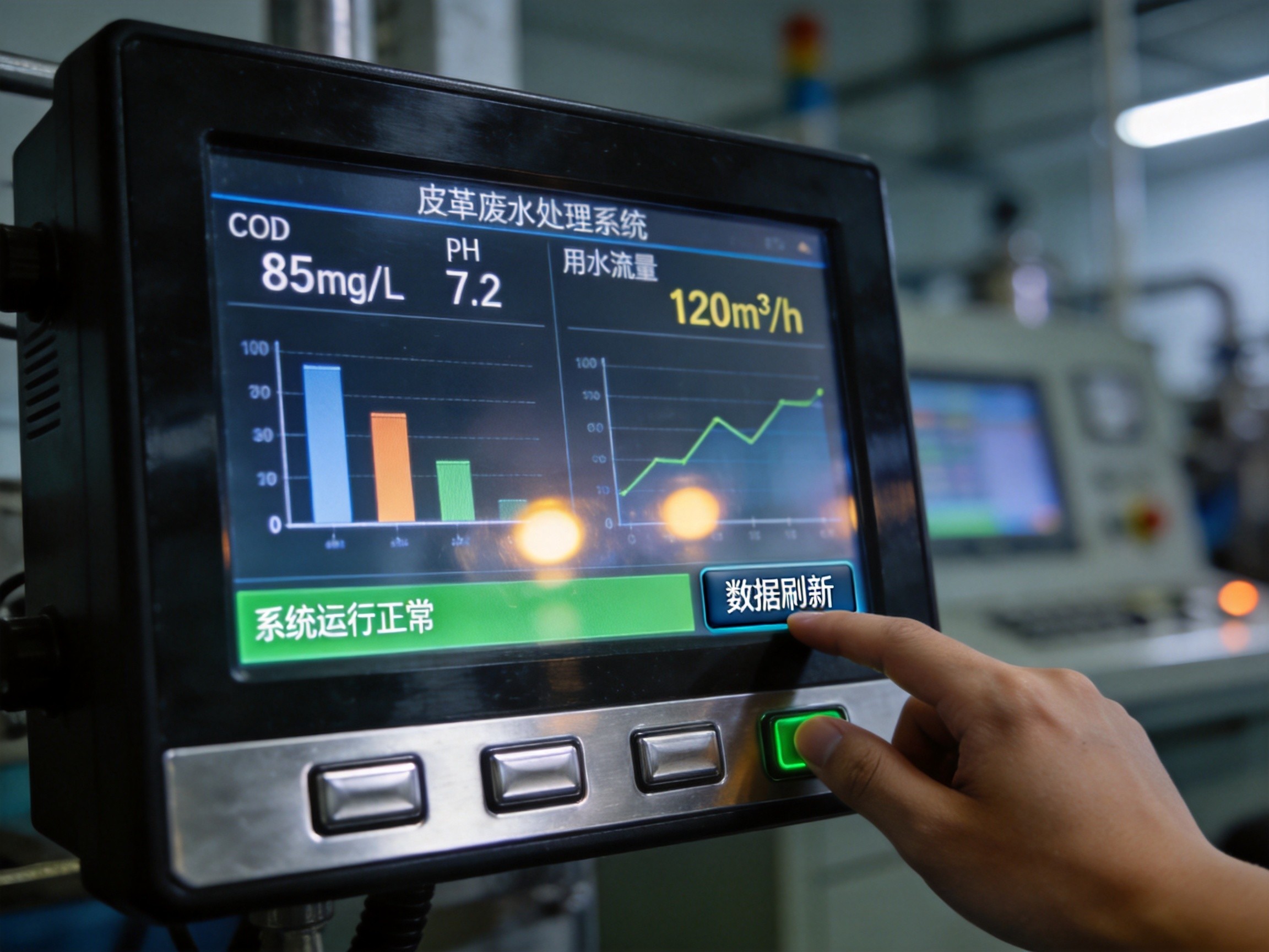 皮革废水处理系统控制界面 皮革废水处理系统控制界面