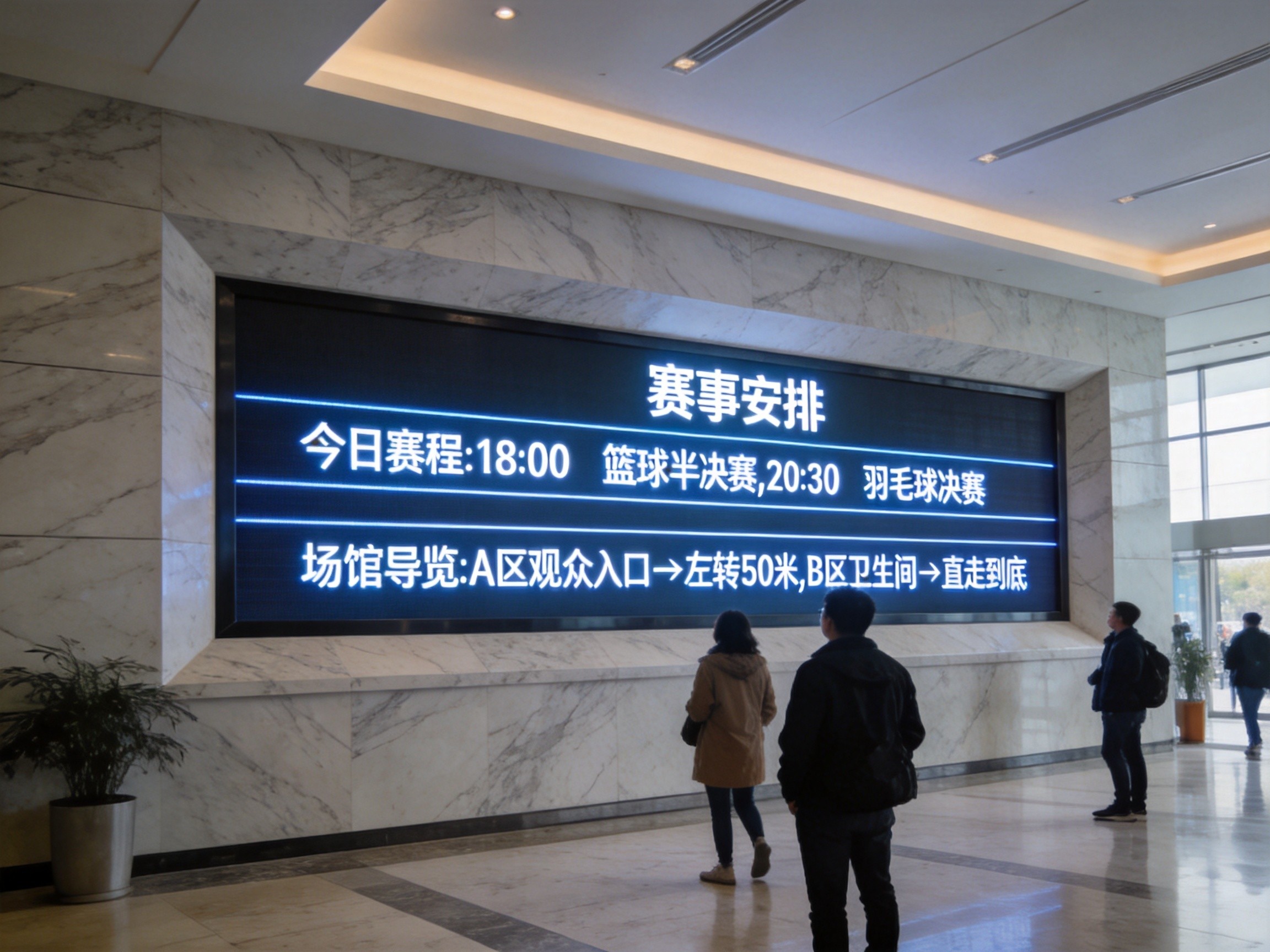 场馆公共信息显示屏