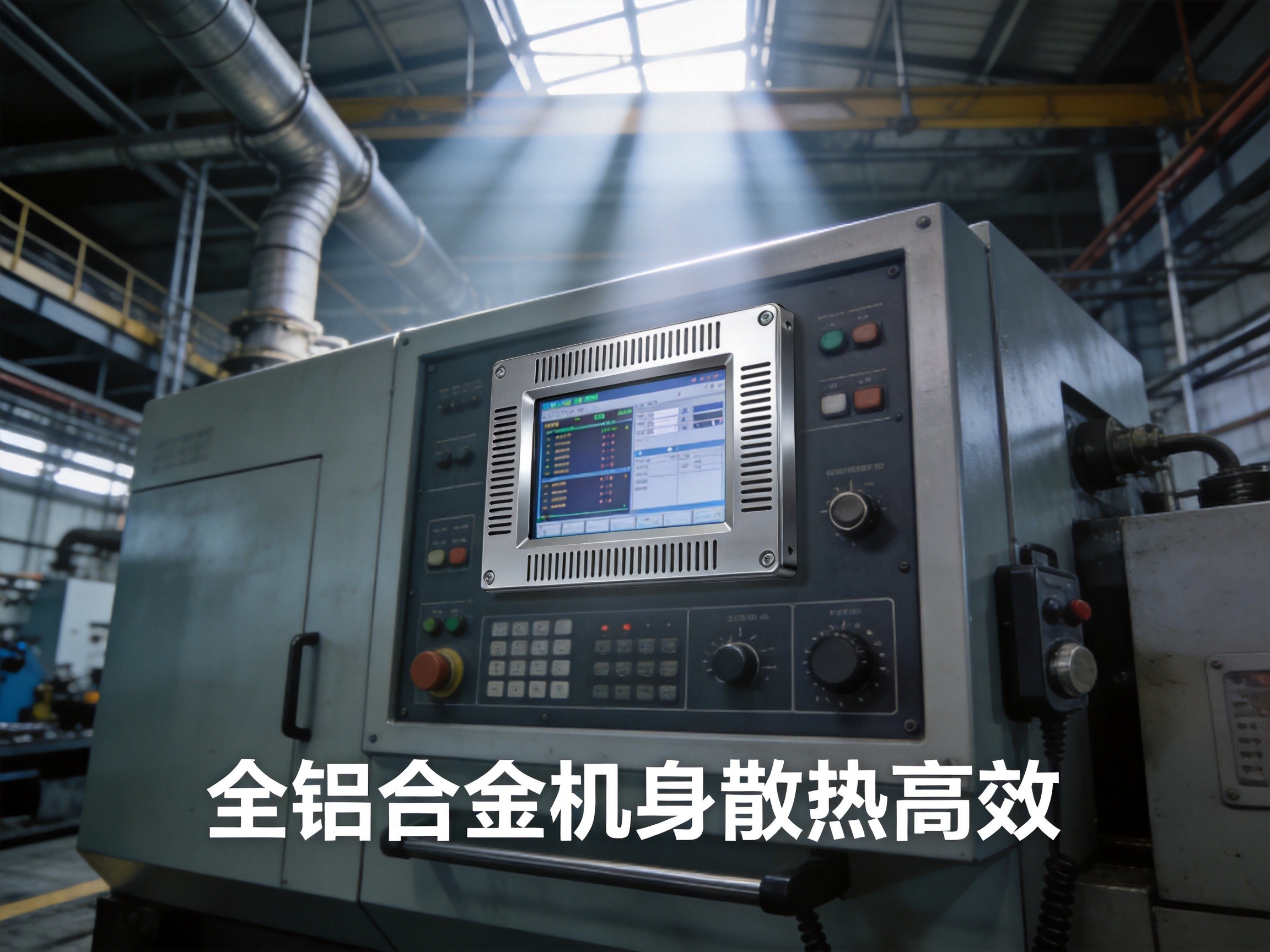 嵌入式工控终端在工业自动化设备配套应用 工业自动化设备配套嵌入式工控终端全铝合金机身散热高效