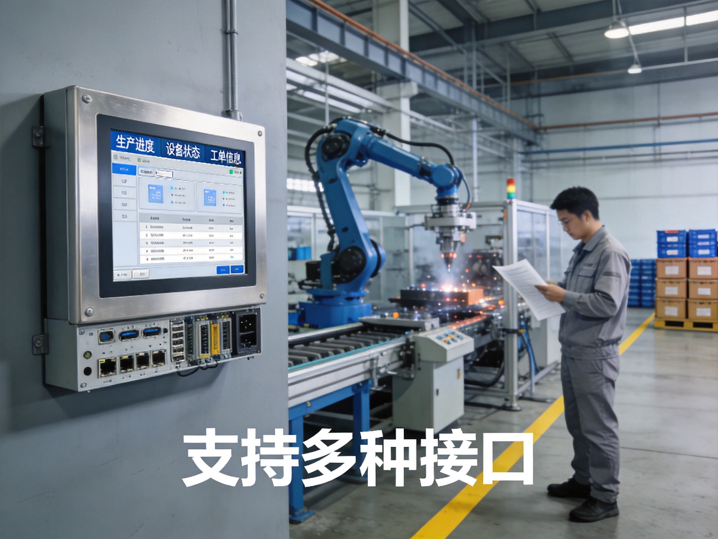 工控设备在新能源产线监控台宽温宽压应用 新能源产线监控台工控设备在宽温宽压环境下稳定运行