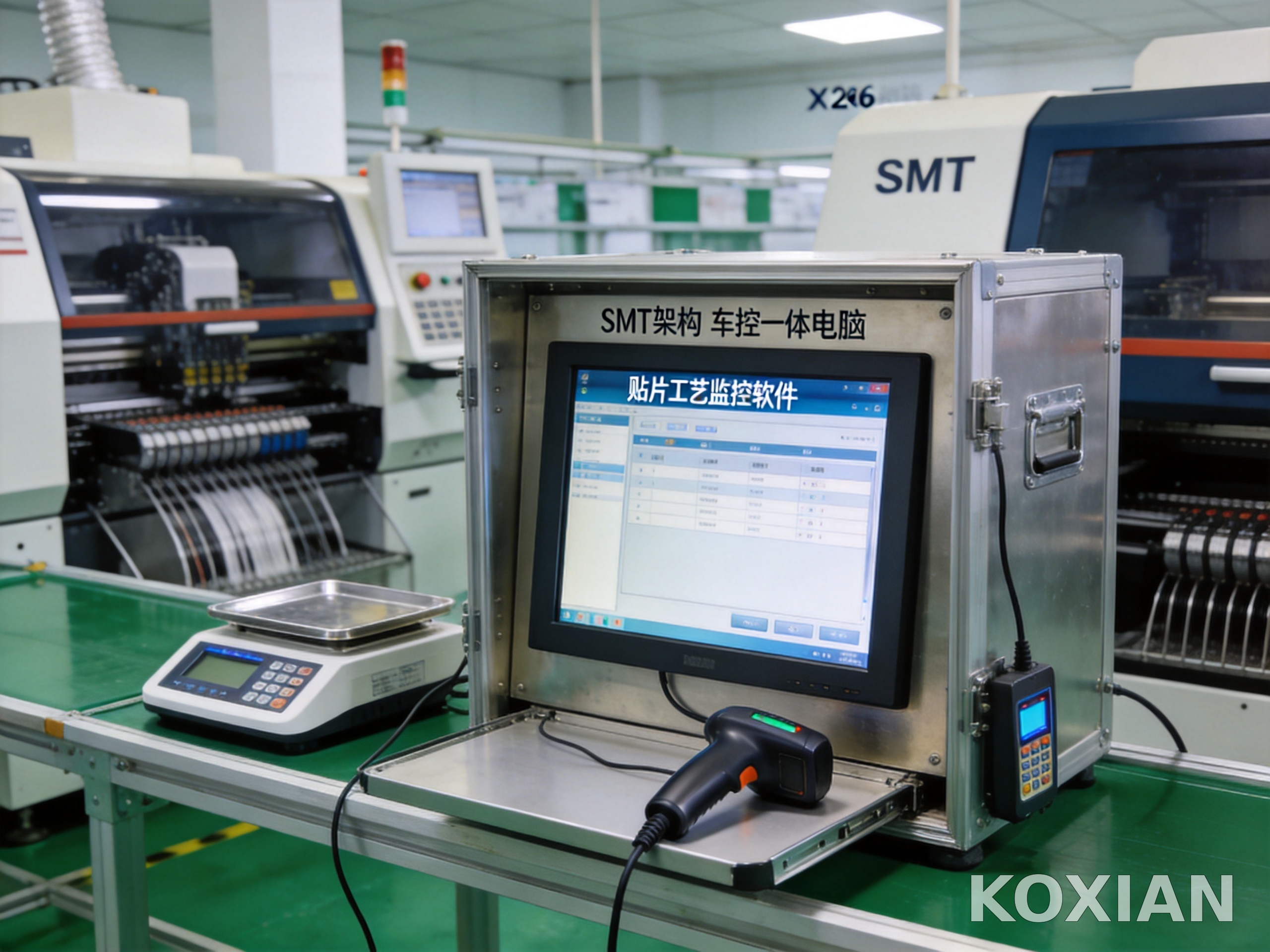 X86架構工業一體電腦在SMT貼片車間的應用