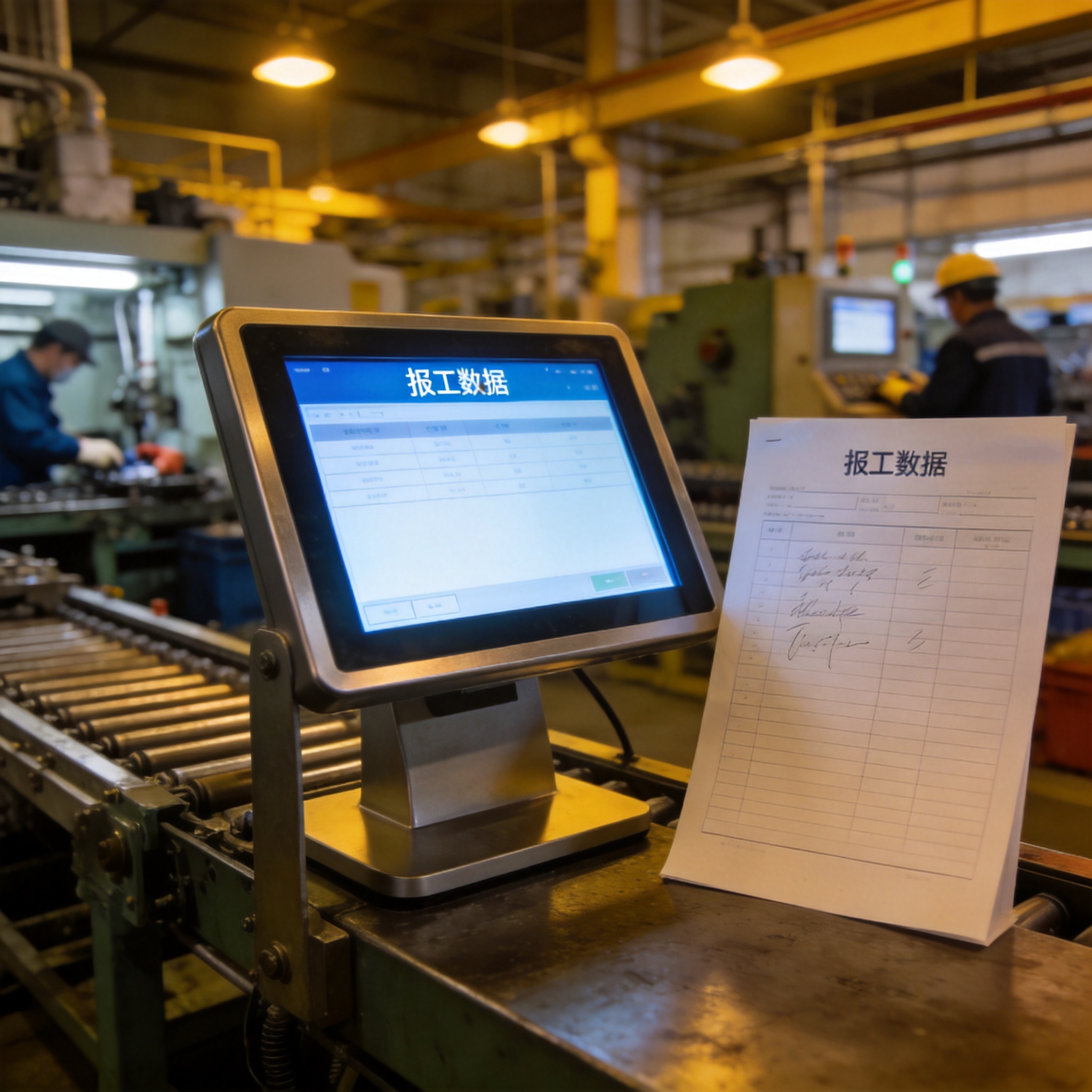 MES工位终端一体机部署 MES工位终端一体机车间部署场景