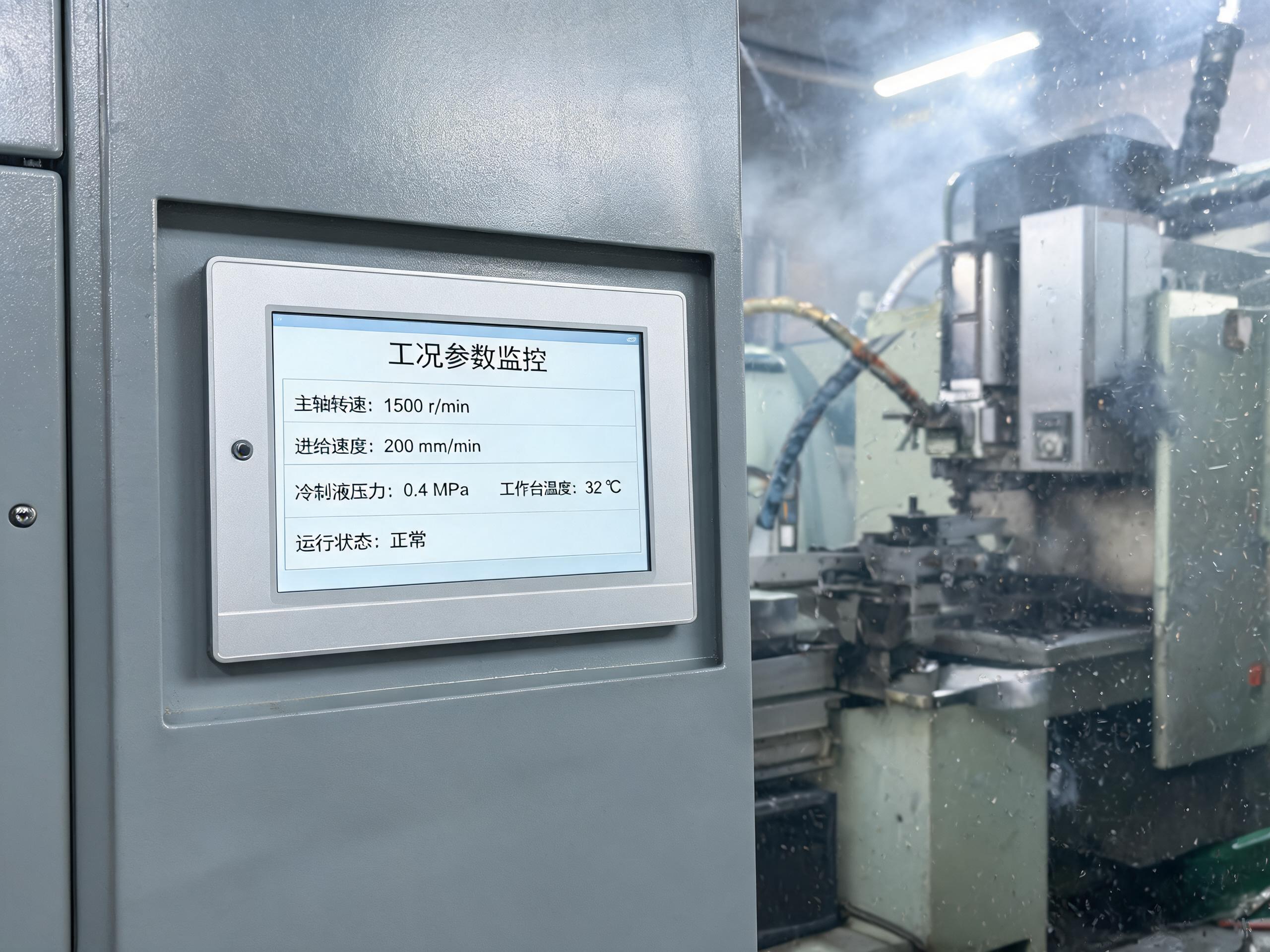 工业平板电脑定制机型嵌入机加工车间控制柜面板承受油雾与金属粉尘 工业平板电脑定制机型嵌入机加工车间控制柜面板承受油雾与金属粉尘