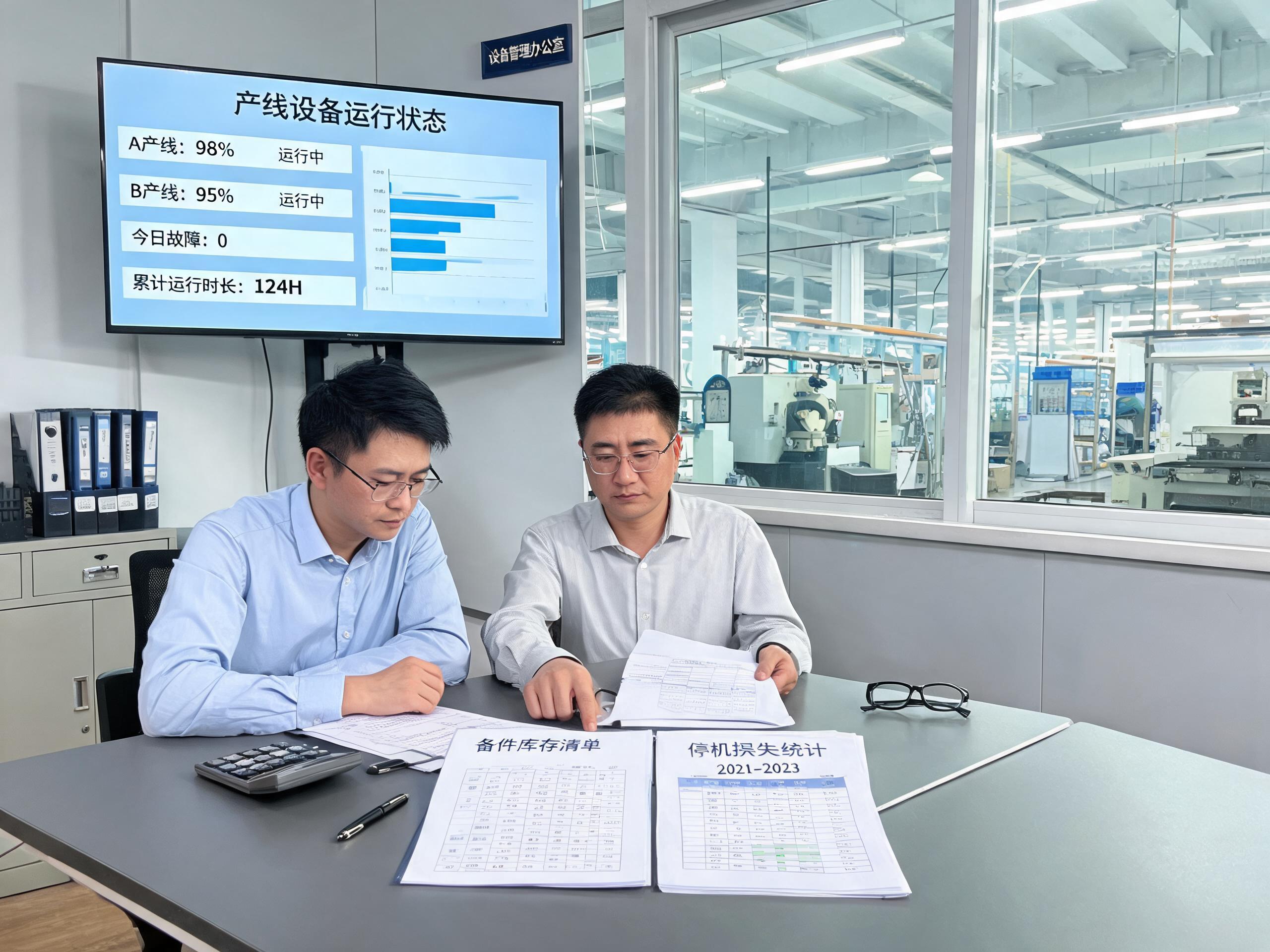 工控一体机工厂采购人员核算三年备件储备与停机损失台账数据 工控一体机工厂采购人员核算三年备件储备与停机损失台账数据