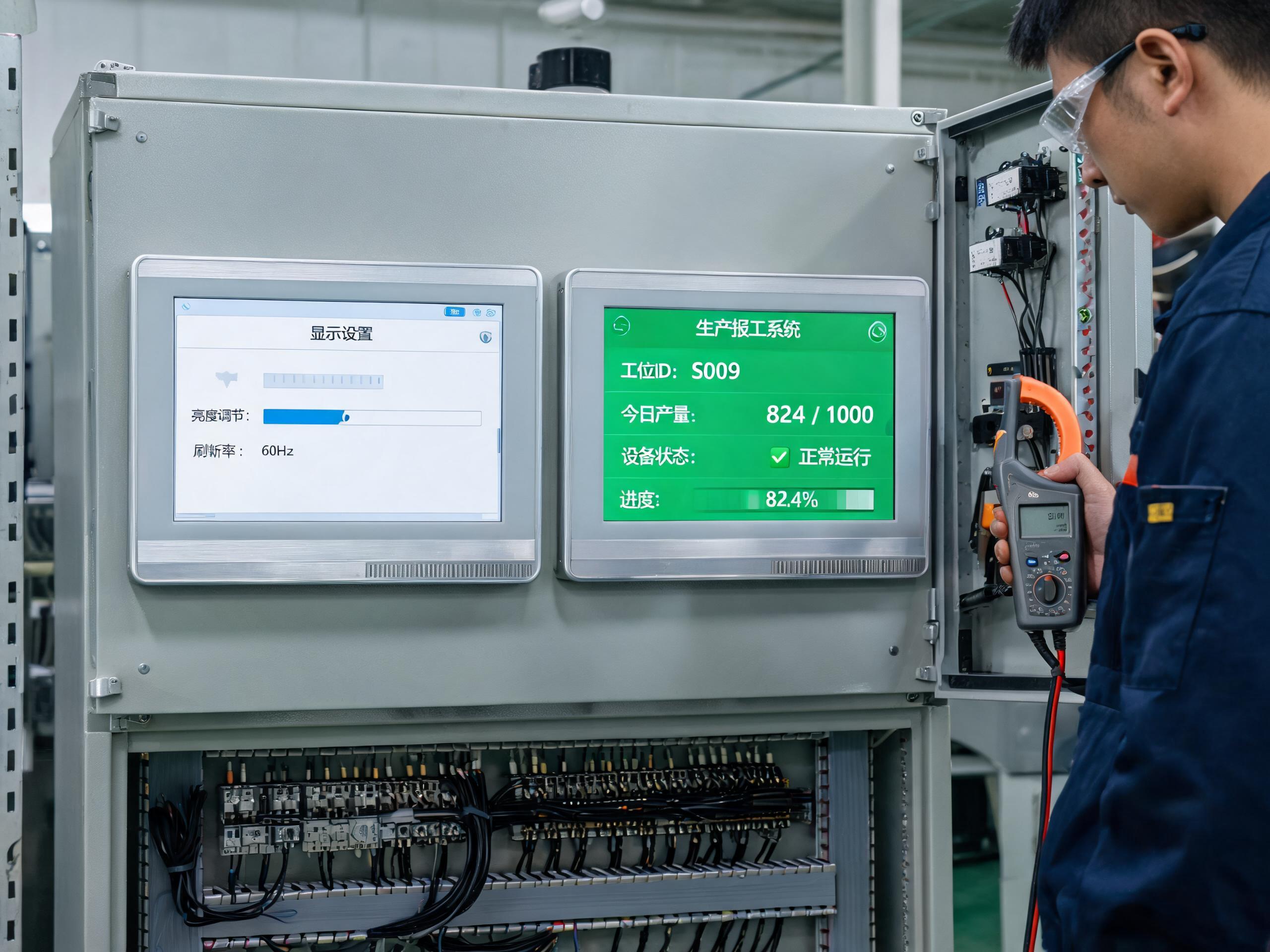 百台工位授权费与电费账本 电气工程师对比两台嵌入式mes工业一体机的功耗电流与系统授权成本
