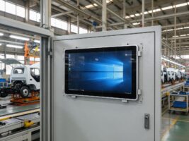 15.6工业显示器在商用车总装工位的部署实测，开孔与接口先于亮度定稿