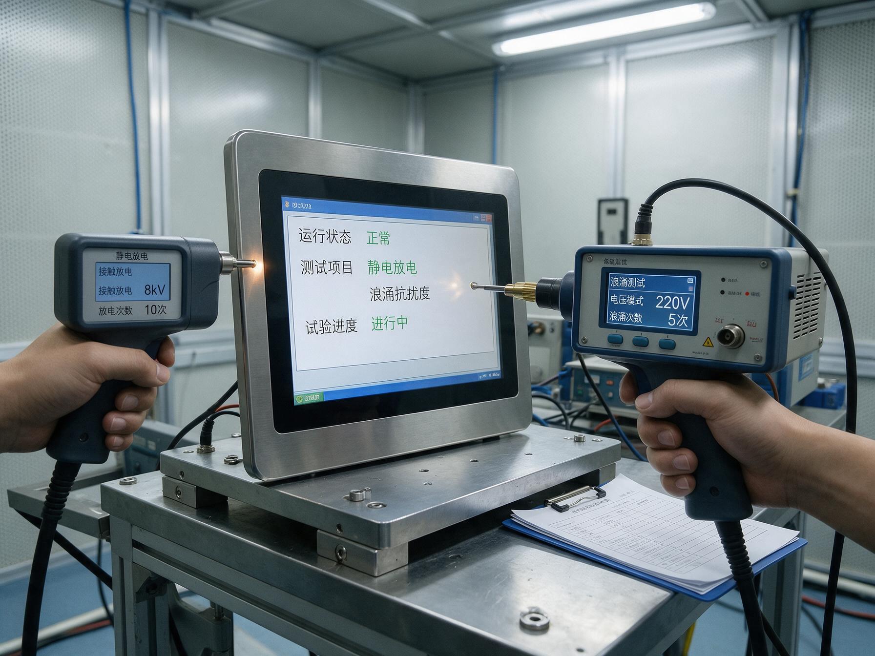 按国标执行抗扰试验 工业一体机端口抗扰度试验